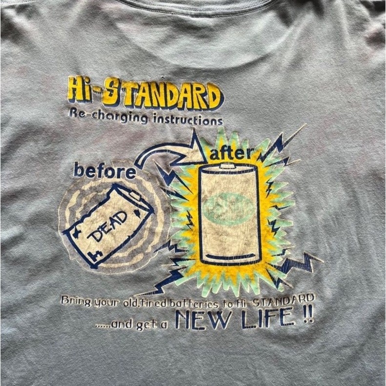 Kaos band vintage 90S HI STANDARD