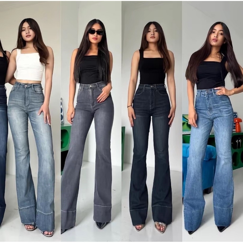 preloved LADOUCE-Mckenzie high waist flare jeans