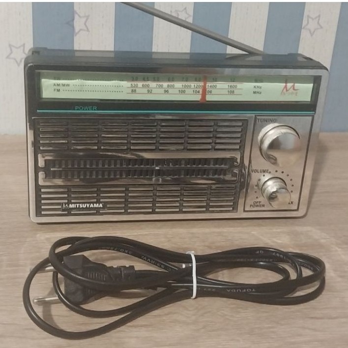 Radio Jadul Mitsuyama MS-4046 FM-AM-SW Cocok Untuk Persiapan Darurat Perang Dunia 3