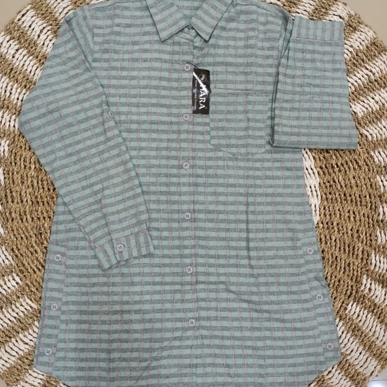 Blus Hara Full Kancing Motif Kotak