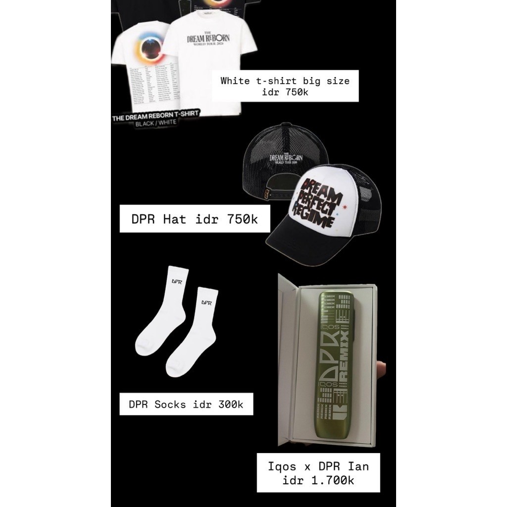 DPR MERCH / dpr ian merchandise