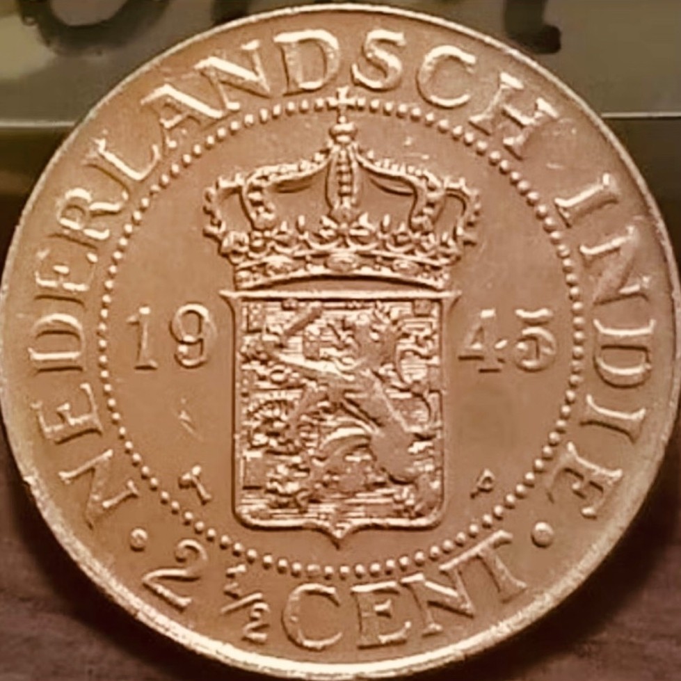 Koin benggol 2,5 cent 1945