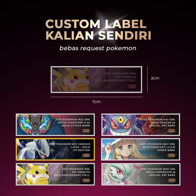 CUSTOM PSA SLAB | CASE AKRILIK PSA | DISPLAY KARTU AKRILIK | DISPLAY KARTU POKEMON | POKEMON CARDS D