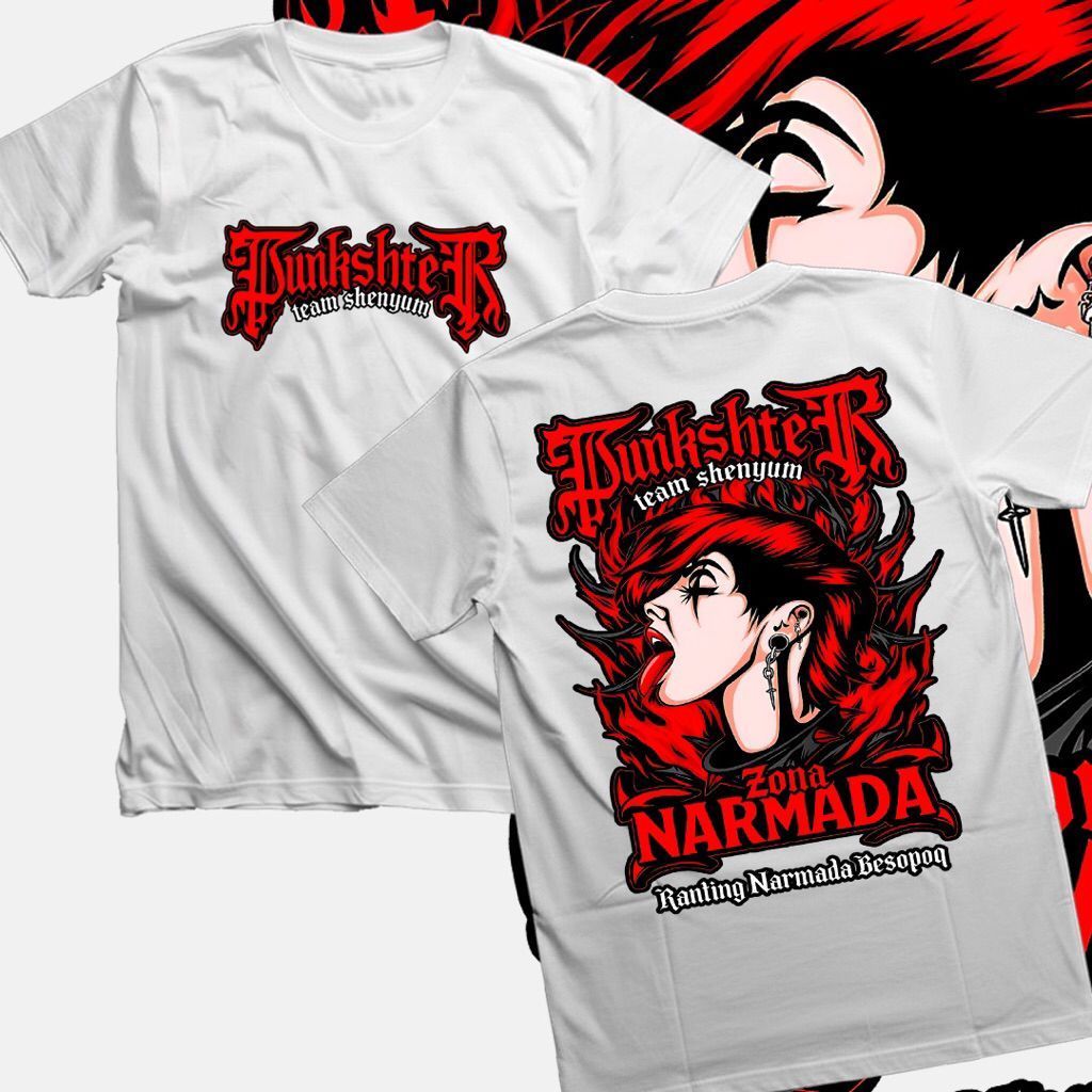 Kaos PUNKSHTER TEAM SEMYUM ZONA NARMADA COMBED ADEM MYAMAN UNISEX