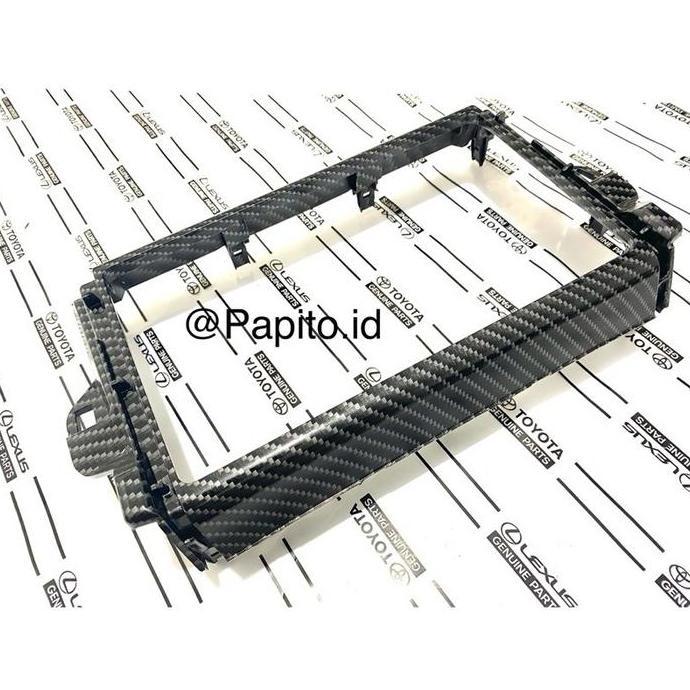 Promo frame head unit Fortuner vrz 10 inchi original Carbon Diskon