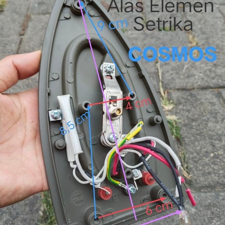 ELEMEN ALAS SETRIKA MODEL COSMOS / ELEMEN SETRIKA COSMOS