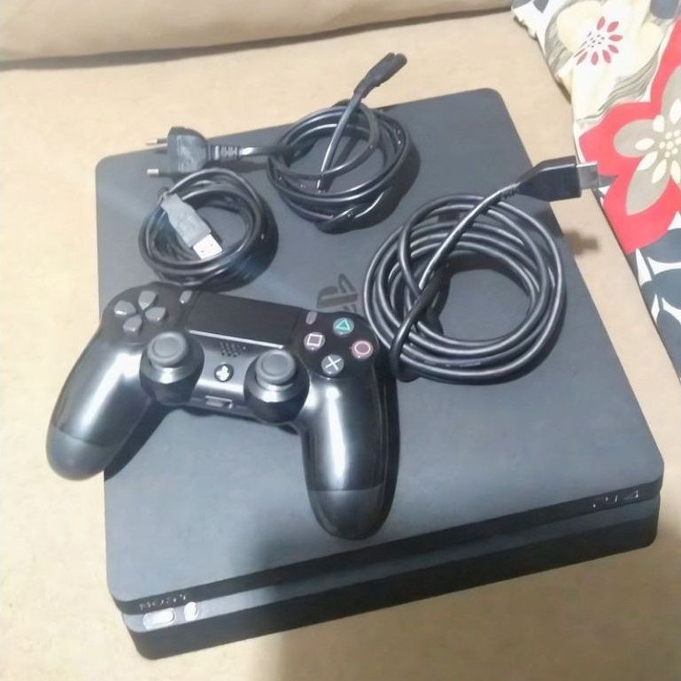 playstation 4 slim second fullset lengkap
