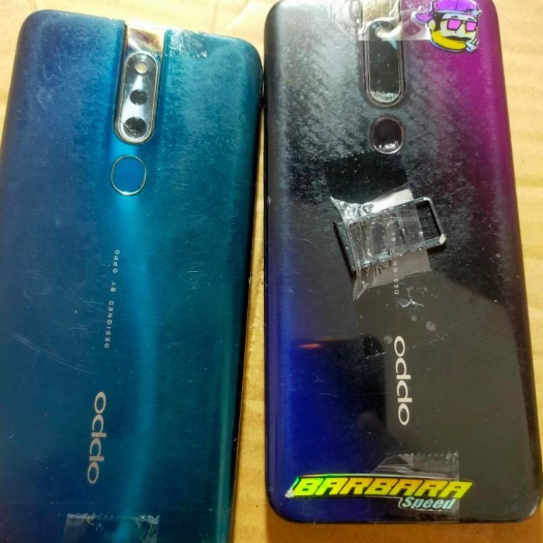 FRAME TATAKAN LCD _ BECDOR _ BEZZEL _ FINJER PRIN OPPO F11 PRO ORIGINAL COPOTAN