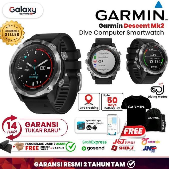 [Bestprice] Garmin Descent Mk2 MK 2 GPS Dive Computer Smartwatch Garansi Resmi TAM