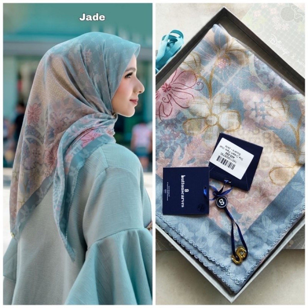 buttonscarves the dream park jade tdp no box NEW