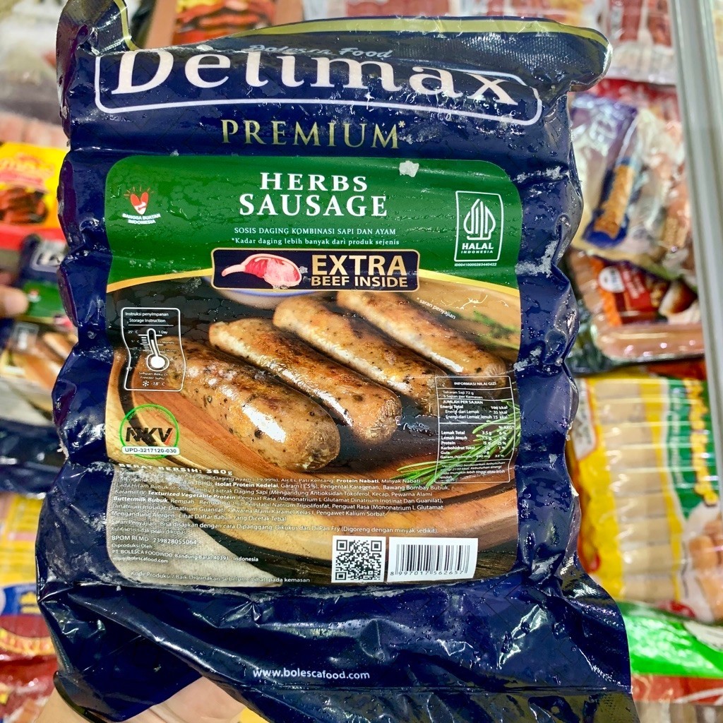 Delimax Sosis Premium Herbs Sausage 360g