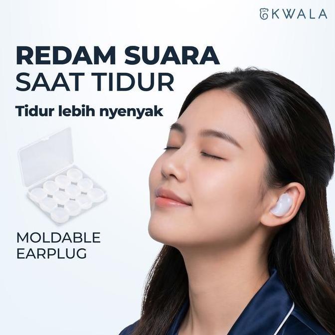 KWALA [Bundle] Moldable Earplug | Penutup Telinga | Earplug | Peredam Suara | Penutup Telinga untuk 
