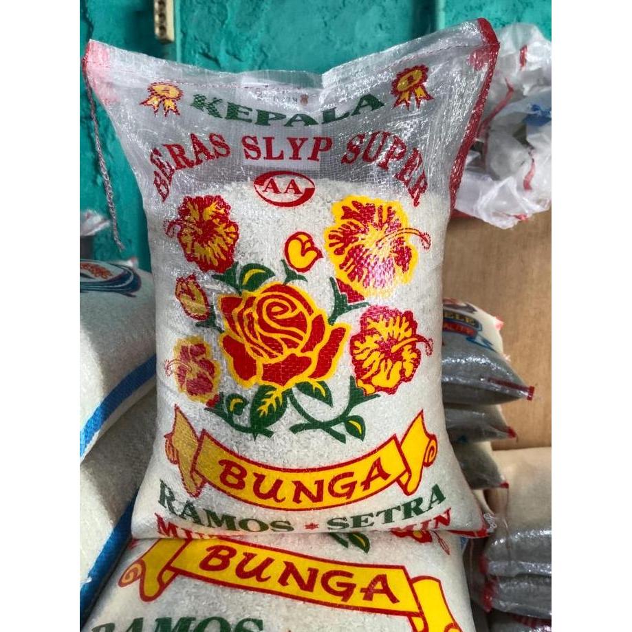 Icik- Variasi Beras Ramos Bunga 10Kg/ Beras Ramos Setra Cap Bunga