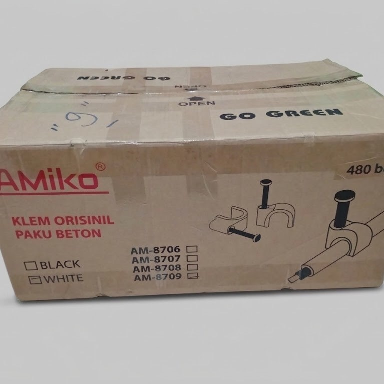 AMIKO Klem kabel Kolian GROSIR | Klem Kabel Paku Beton AMIKO Anti Karat