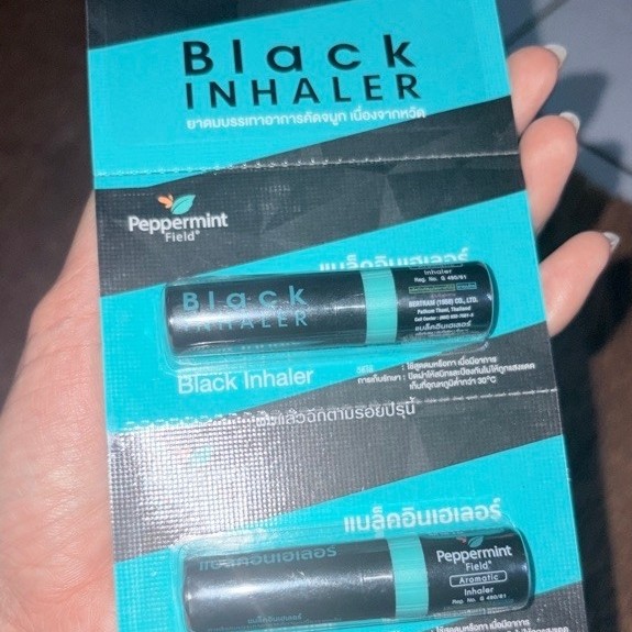 BLACK INHALER PEPPERMINT FIELD