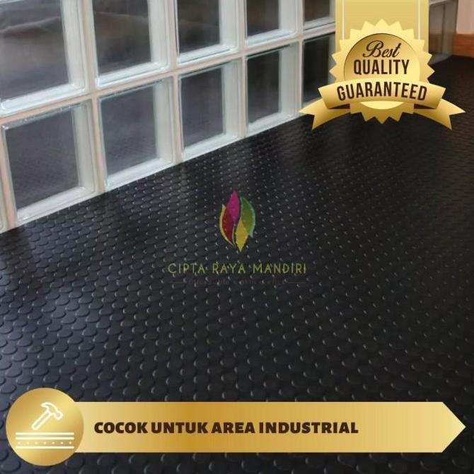 Karpet Karet Koin Anti Slip / Karpet Karet Motif Koin Meteran