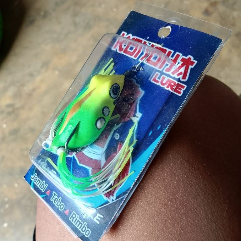 sofrog skrit 4cm timah cor, umpan ikan gabus umpan ikan toman