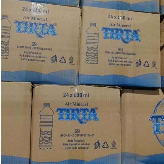 Air Mineral Tirta 24 x 600 ml Minuman Air Mineral