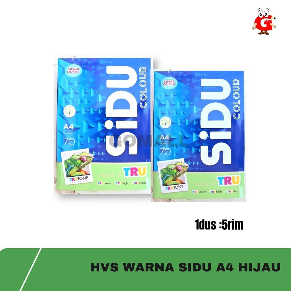kertas HVS Sidu A4 Warna Hjau / Kertas HVS Warna