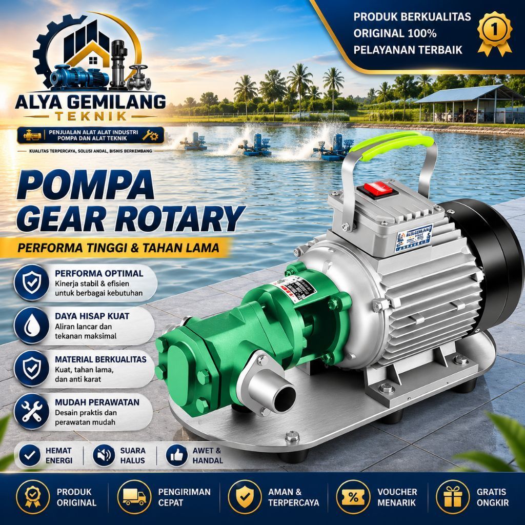 1100W Pompa WCB 100 Minyak Oli Solar Bensin Cairan Kental Pompa Gear Pump WCB 100 pendorong air tore