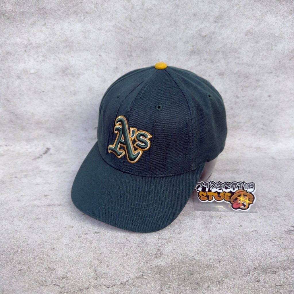 Topi MLB AS Builtup Hijau Botol Dewasa Second
