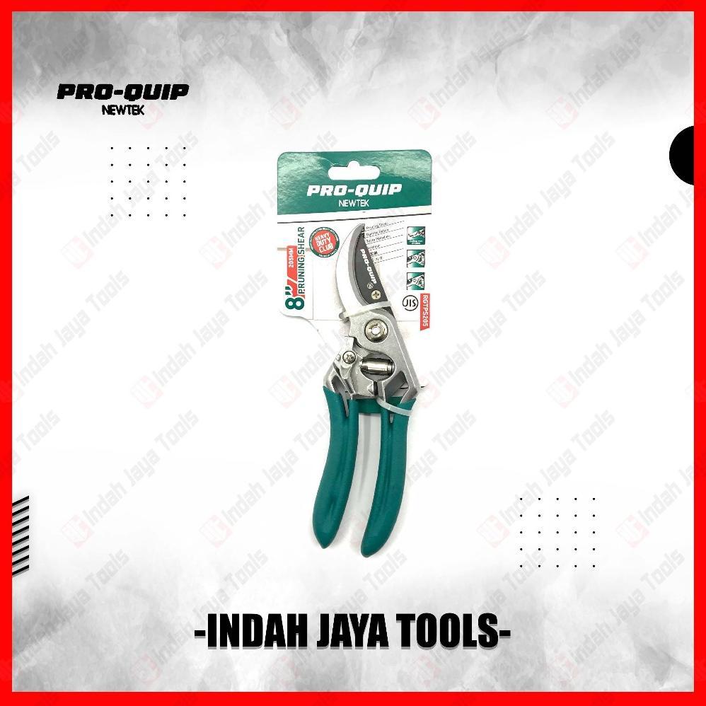 PRO-QUIP RGTPS205 Pruning Shear 8 Inch - Gunting Dahan Bunga Ranting Batang Kebun Taman Tanaman Disk