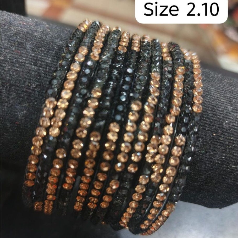 Gelang Kaca Premium Glass Bangle Ukuran Besar 2.10 India Pakistan Bollywood