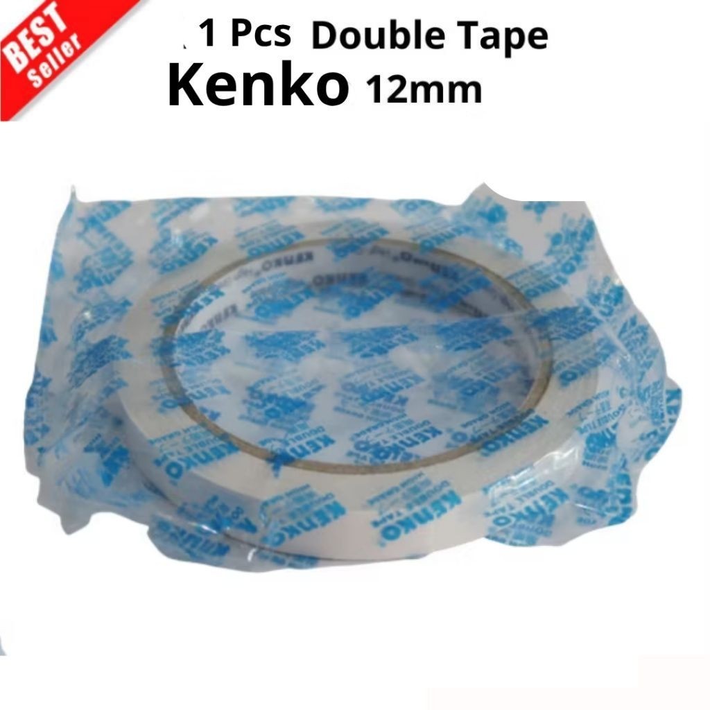 [JK] BAYAR DI TEMPAT  Double Tape Perekat Ganda 2 Sisi JOYKO 12 mm x 15 Yard | 12mm x 15Y