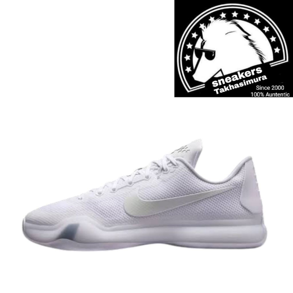 Sepatu Basket Kobe 10 Hallo White Original