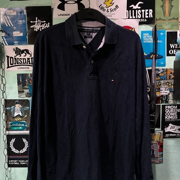 kaos polo tomy sz L and cn evisu