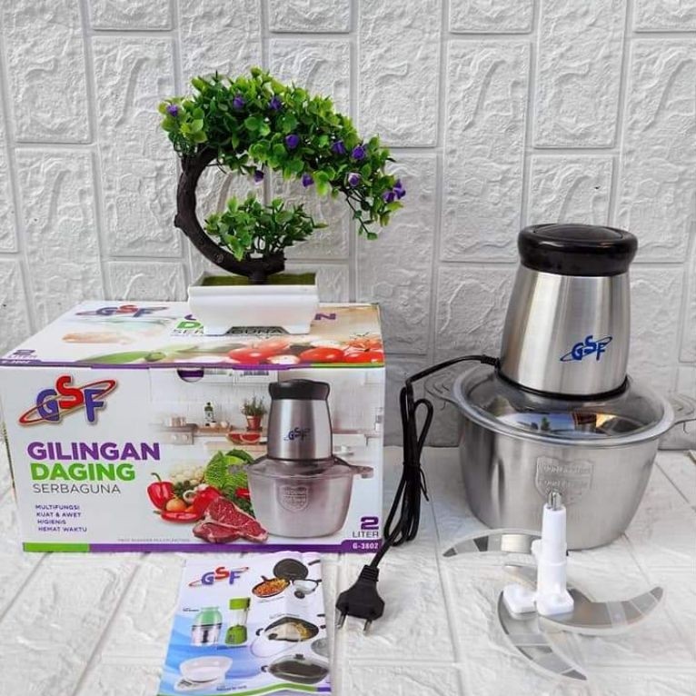 gilingan daging stainless / Chopper blender daging Gsf