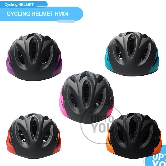 Downhill- Helm Sepeda  - Bike Helmet -  Cycling Helmet Hm04 Bk