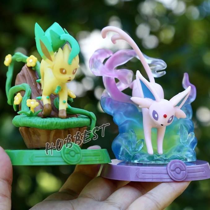 Syfers- Blindbox Eevee Eeveelution Action Fure Miniatur Topper Kue Pajangan Mainan Toy Eevee