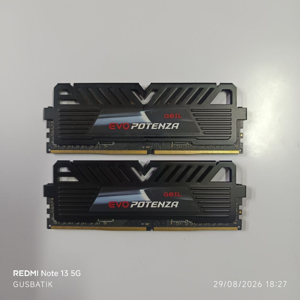 memori ram gaming ddr4 4gb pc4 2666 geil evo potenza murah original