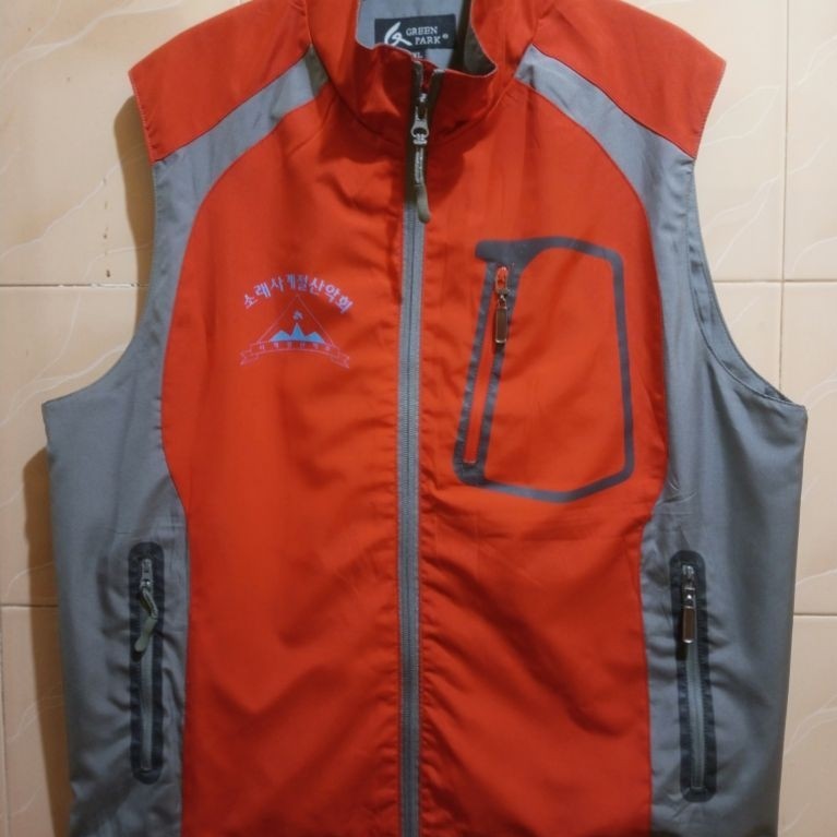 Cuci Gudang Vest ROMPI Outdoor Green Park Orange Abu LD 116 P 67 Size XLNo MiNuS, MuLuS Furing Jarin