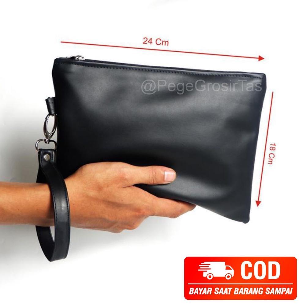 EXCLUSIVE Clutch Handbag Dompet Pouch Pria Tas Tangan Cowok Tas Tenteng - Pege 8862 KEKINIAN