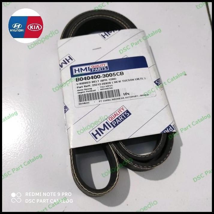 DISKON FAN BELT AC 6PK 1280 HYUNDAI TUCSON ALL NEW TUCSON 
