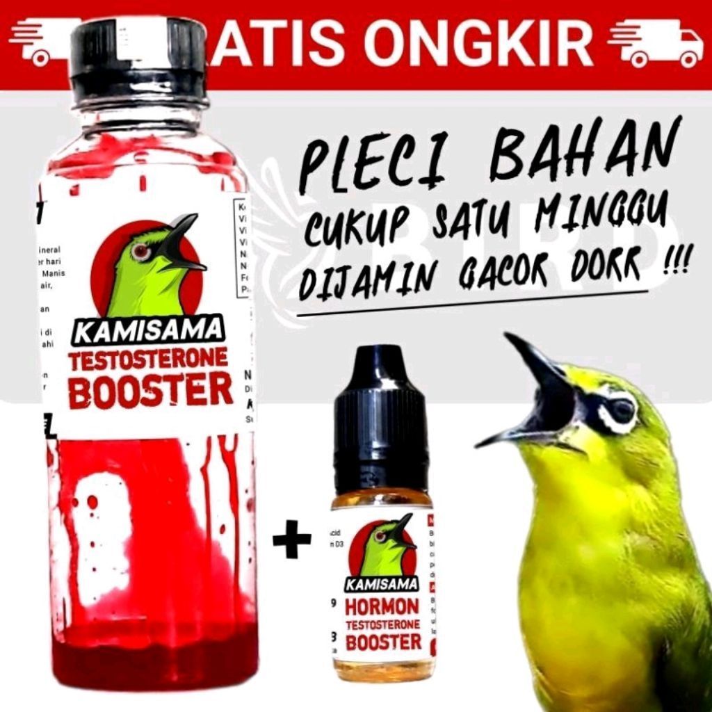 Kamisama Hormon Testosteron Booster Dextro Pleci Vitamin Burung Khusus Burung Pleci Kolibri Konin So