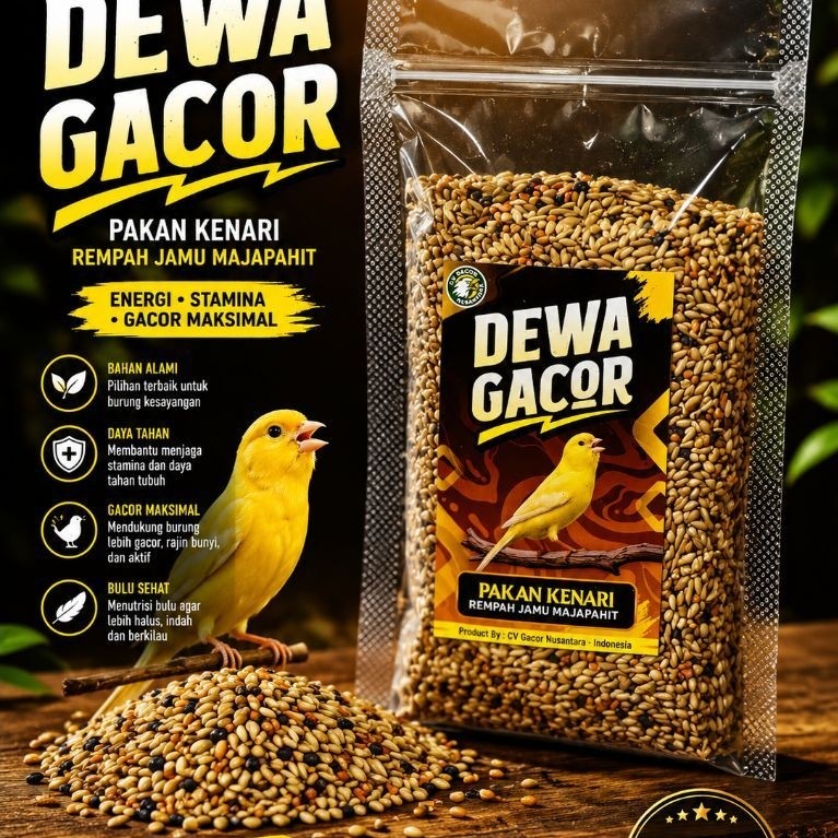 PAKAN KENARI dewa gacor pakan burung kenari dosis tinggi gacor ngeroll