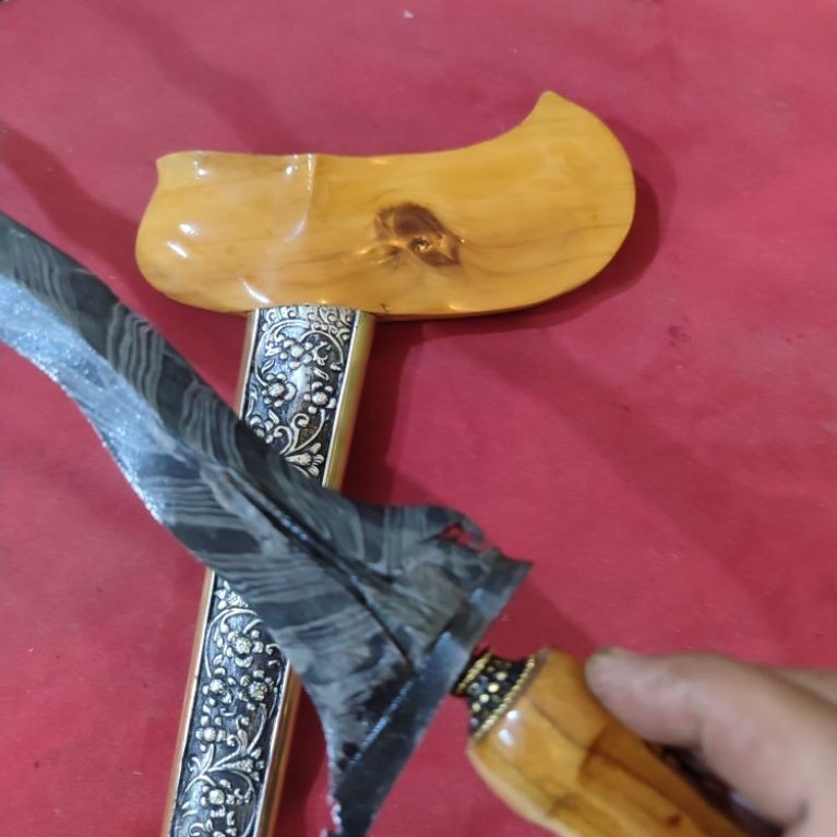 Keris Blarak Sineret Luk 9 Panimbal