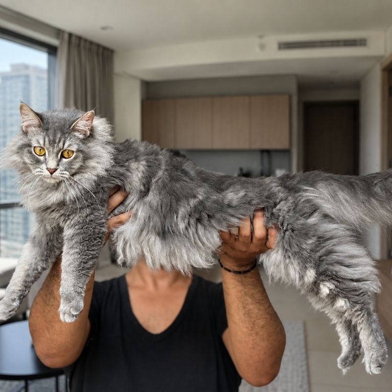 kucing mainecoon betina cantik super manja