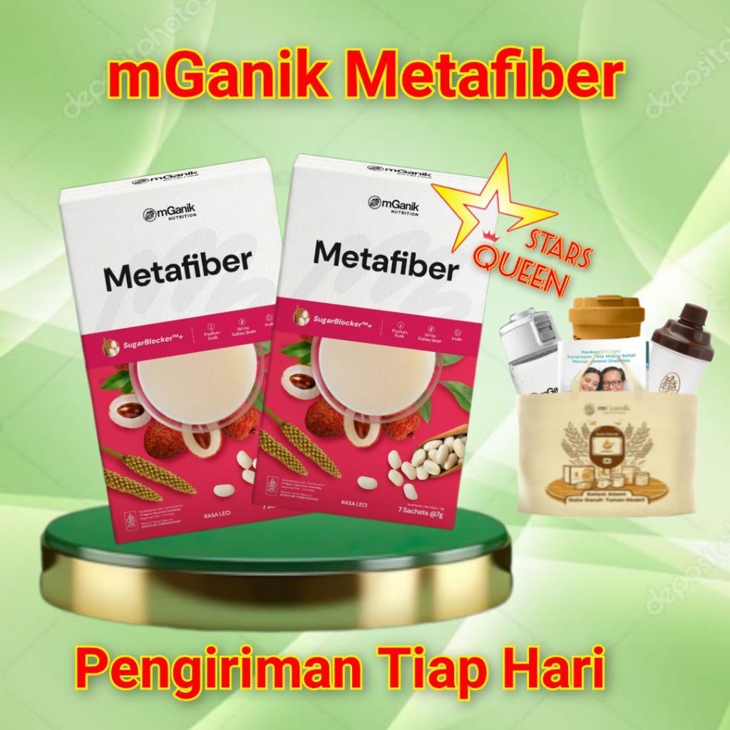 MGANIK METAFIBER 2BOX ISI 14 SACHET MGANIK METAFIBER DIABETES