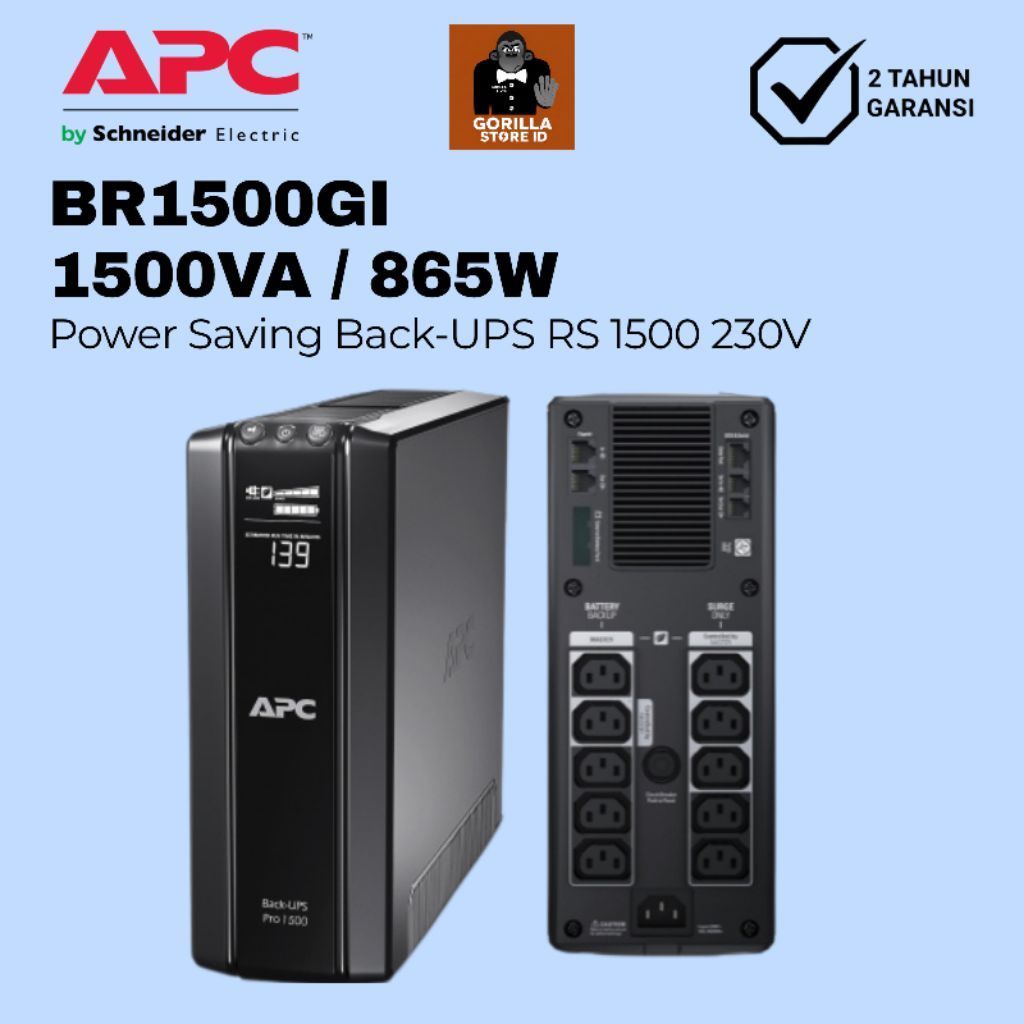 UPS APC BR1500GI Power-Saving Back-UPS Pro 1500 230V