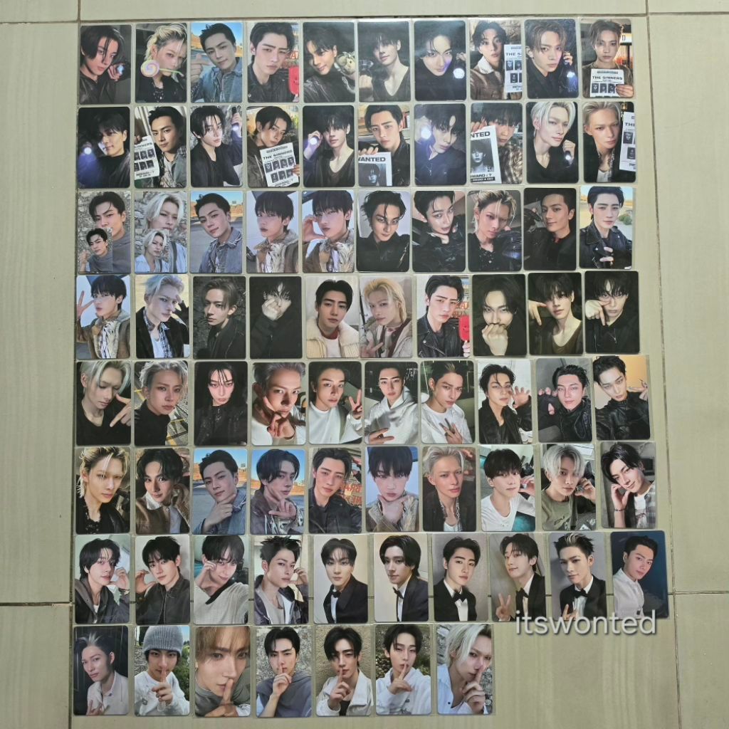 READY STOCK PHOTOCARD ENHYPEN THE SIN VANISH ALBUM POB WEVERSE GLOBAL REG FUGITIVES KAKAO GIFT KKT M