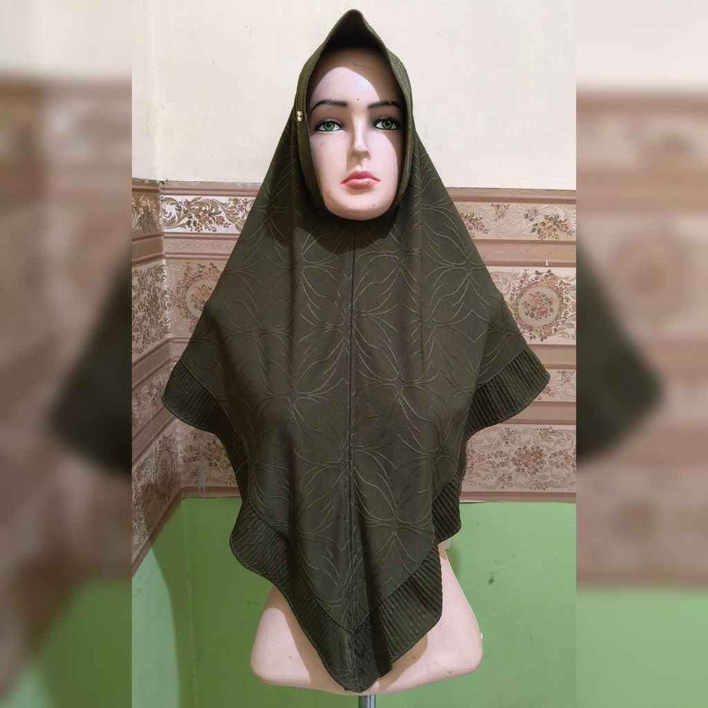 hijab instan army daura gama
