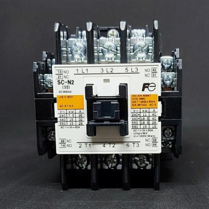 KONTAKTOR FUJI ELECTRIC SCN2 SC-N2 SCN-2/220V 60A / CONTACTOR FUJI