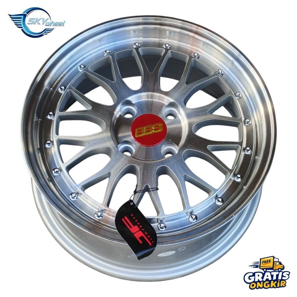 Velg Racing BBS LM R15 Untuk Agya Calya Ayla Sigra Yaris Jazz Brio Mobilio Freed City Vios Baleno Ma