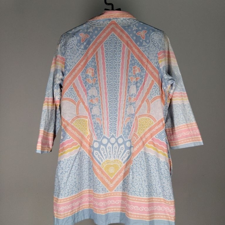 preloved kemeja batik kantor wanita