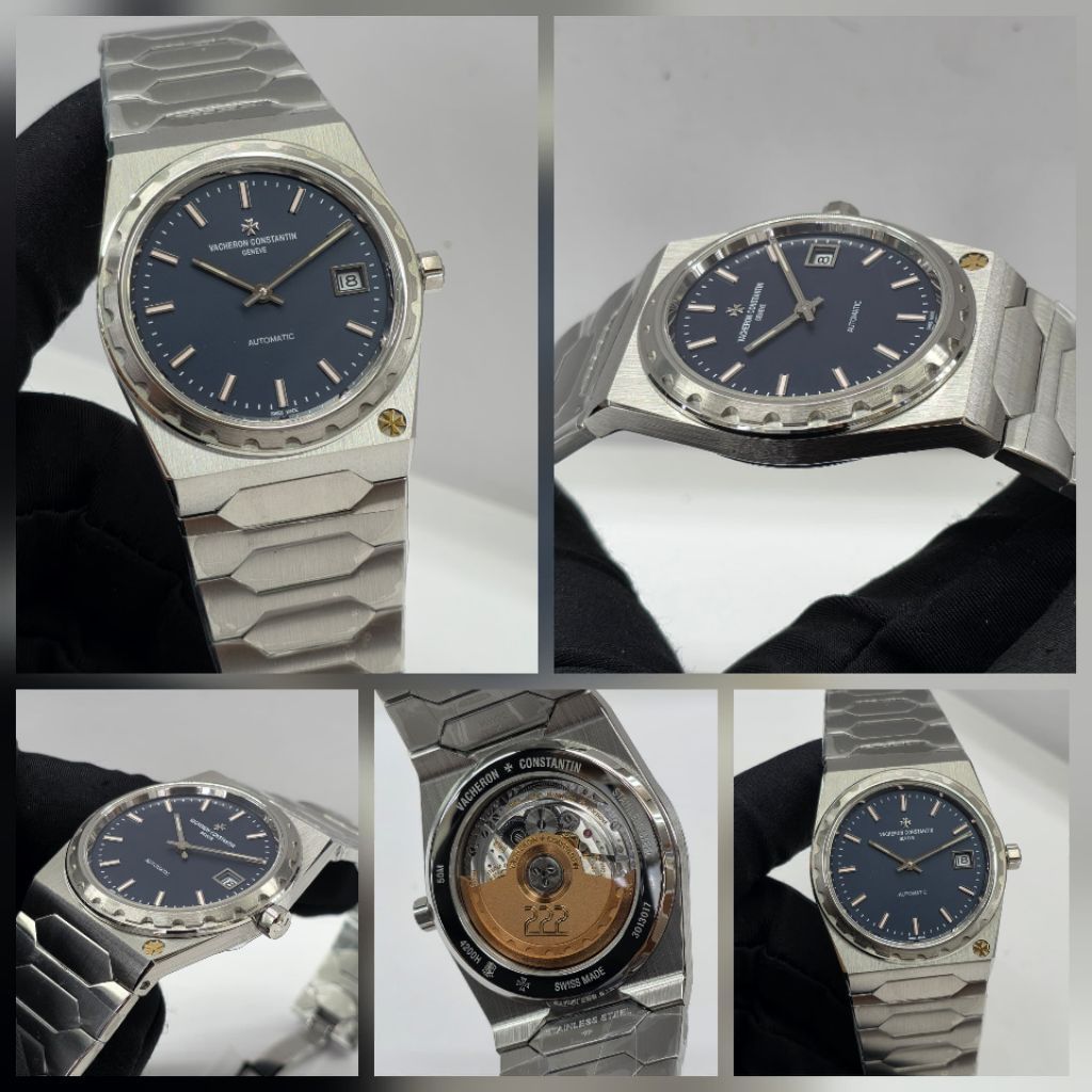 Jam Tangan Vacheron Constantin Automatic Stainless Steel Dial Biru