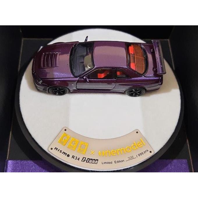 1/64 PGM NISSAN R34 Z-TUNE MIDNIGHT PURPLE AU1NDO